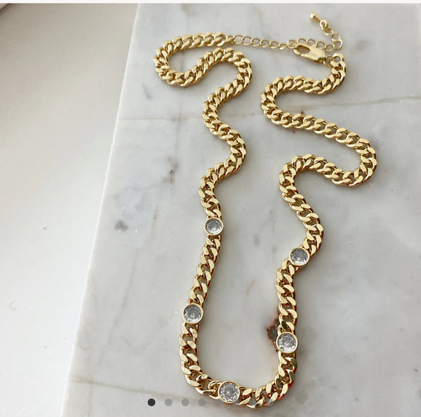Cuban Chain CZ Single