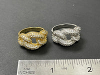 Chunky Bling Chain Ring