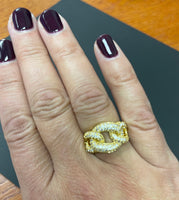 Chunky Bling Chain Ring