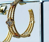 Clover Hoop Earrings