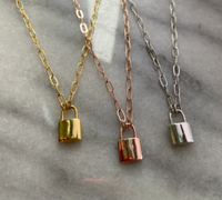 Paperclip Lock Necklace