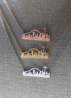 Seattle Skyline Necklace