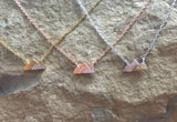 Two Tone Mountain Necklace