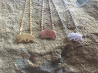 California Grizzly Bear Necklace