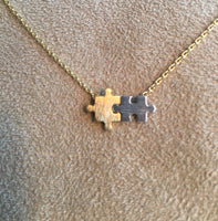 Puzzle Piece Necklace Autism Awareness