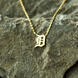 Detroit "D" Necklace