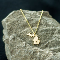 Michigan State Necklace