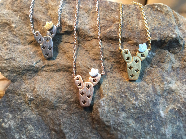 Cactus Necklace Prickly Pear