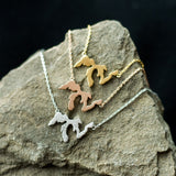 Rose Gold Great Lakes Necklace