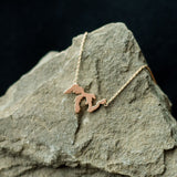 Rose Gold Great Lakes Necklace