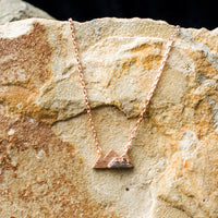 Two Tone Mountain Necklace