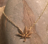 Pot Leaf Necklace