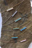 Opal Bar Necklace