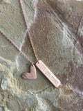 Love you More Necklace Silver