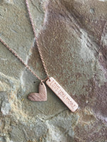 Love you more necklace