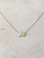 Silver Puzzle necklace