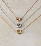 Double Circle Necklace