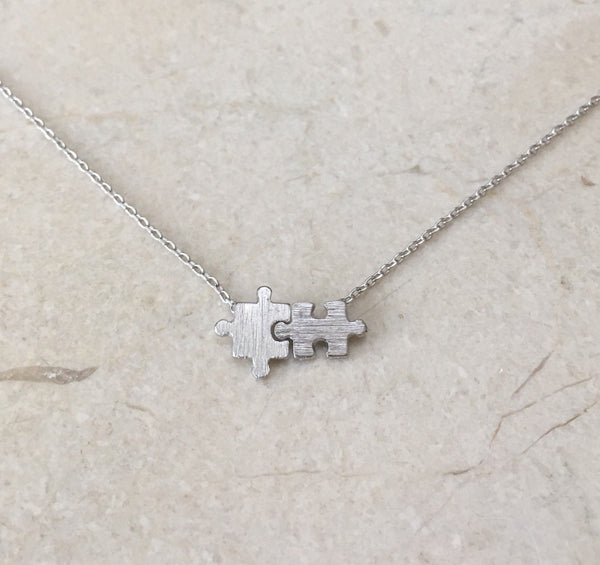 Silver Puzzle necklace