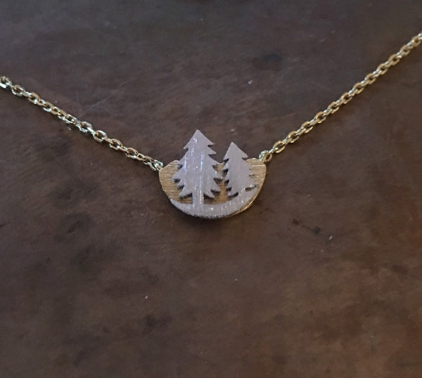 Pine Tree Lake Necklace