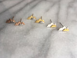 Mountain Necklace Rose Gold and Silver