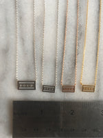 Mini Chicago Flag Necklace