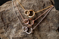 Double O Circle Necklace