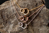 Double O Circle Necklace