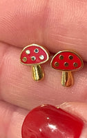Mushroom Earrings