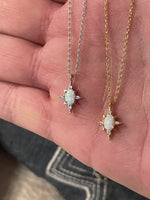 Opal Starburst Necklace