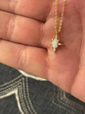 Opal Starburst Necklace